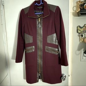 Via Spiga Wool Pea Coat.